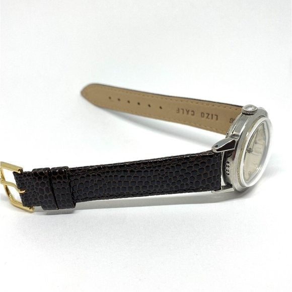 Sold!!!RARE VINTAGE MEN'S MOVADO AUTOMATIC BUMPER-WIND WRIST WATCH IN STAINLESS