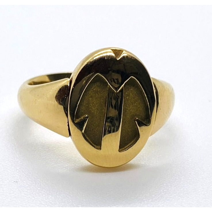 Tiffany & Co Peretti 18K 750 Rare Reversible Ring Signet Scarab 6.5