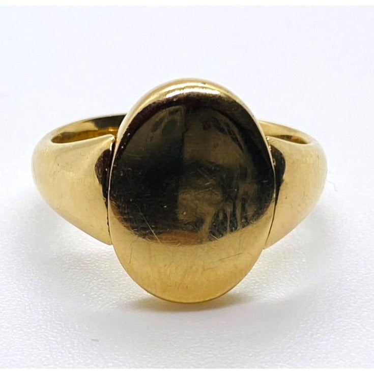 Tiffany & Co Peretti 18K 750 Rare Reversible Ring Signet Scarab 6.5