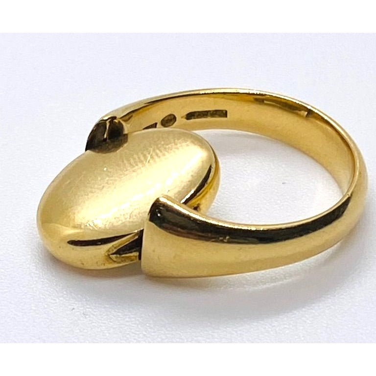 Tiffany & Co Peretti 18K 750 Rare Reversible Ring Signet Scarab 6.5