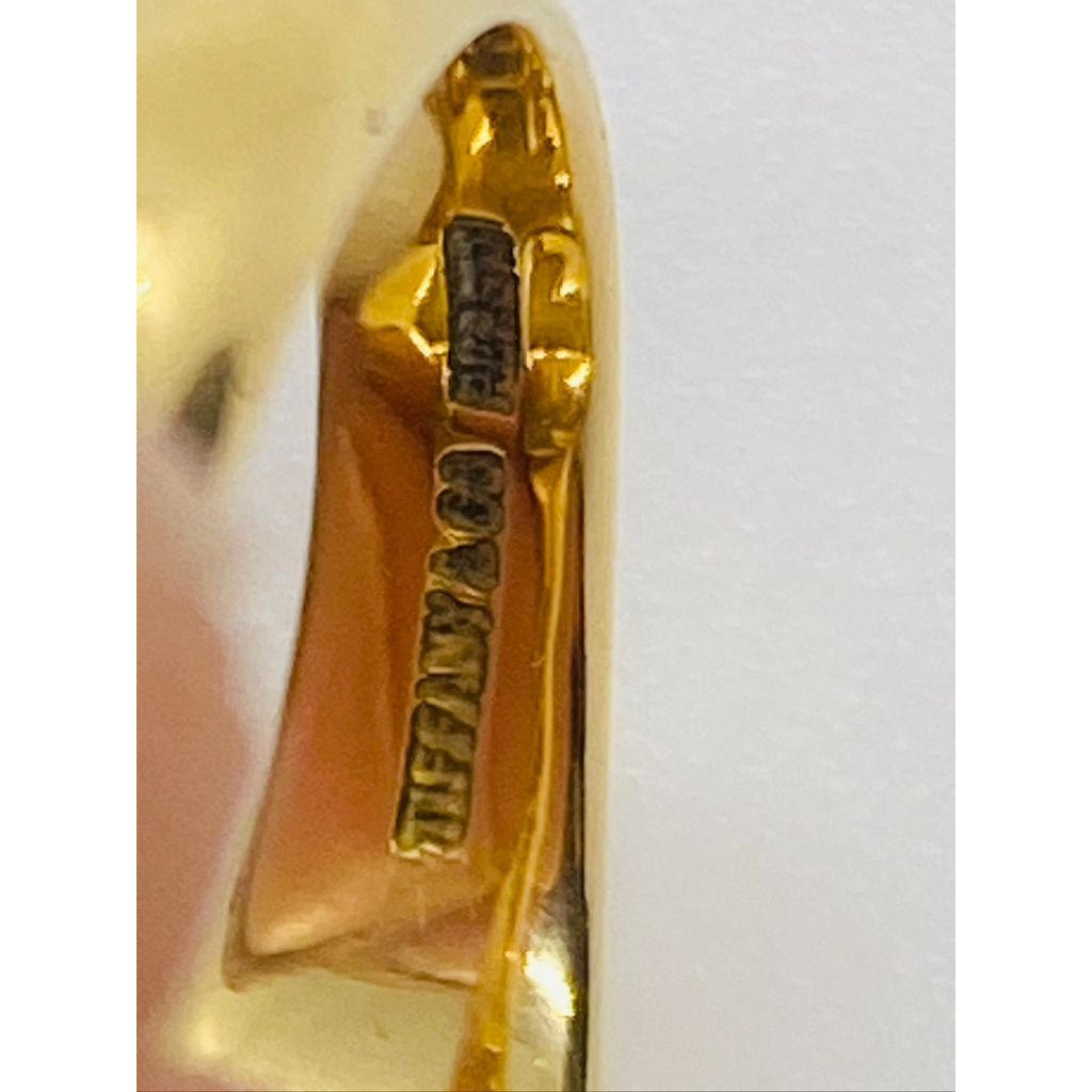 Tiffany & Co Peretti 18K 750 Rare Reversible Ring Signet Scarab 6.5