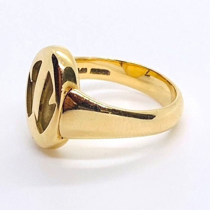 Tiffany & Co Peretti 18K 750 Rare Reversible Ring Signet Scarab 6.5