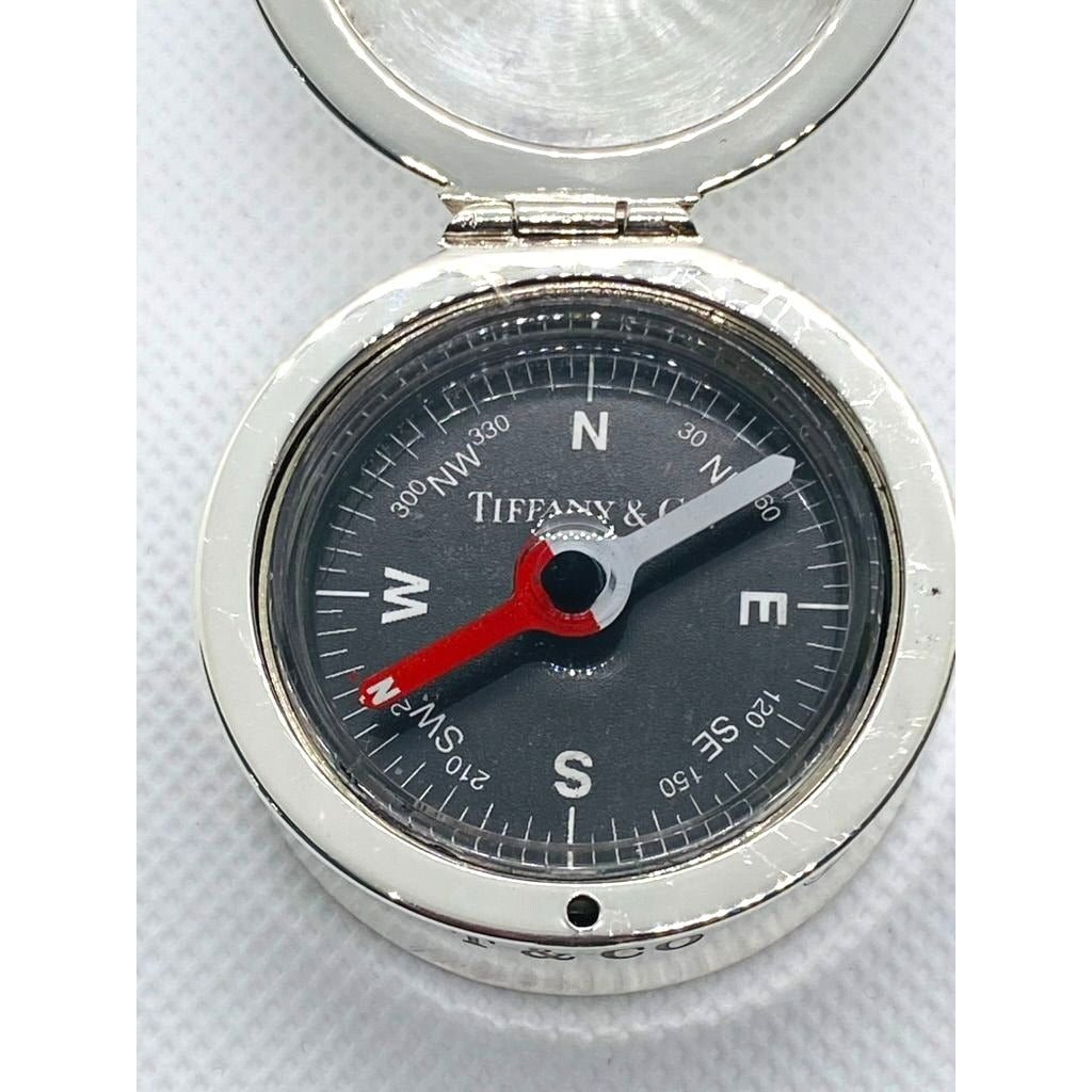 Tiffany & Co Sterling Silver 1837 Compass 42mm  READ!!!