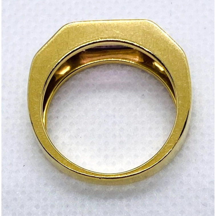 Tiffany & Co Paloma Picasso 18K Amethyst Ring Size 7