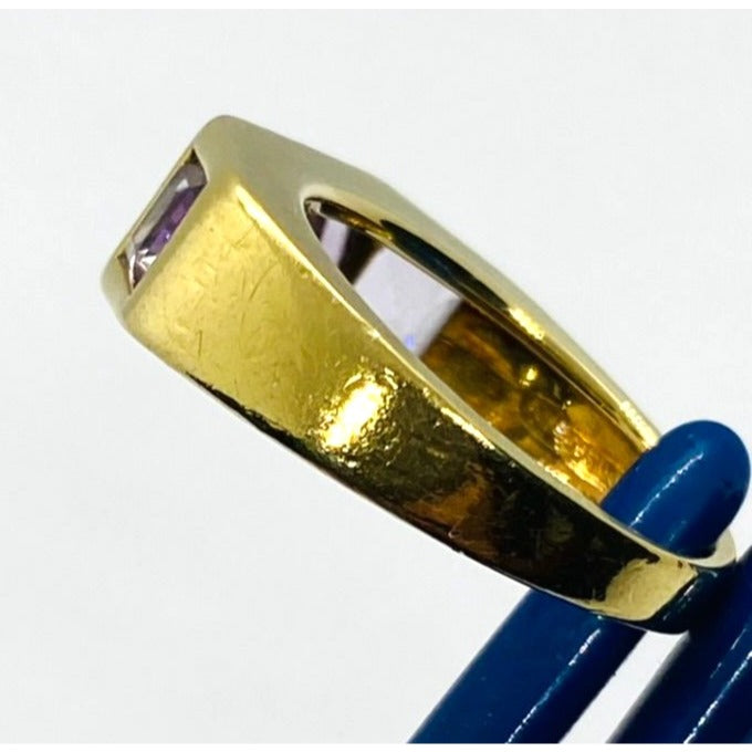 Tiffany & Co Paloma Picasso 18K Amethyst Ring Size 7