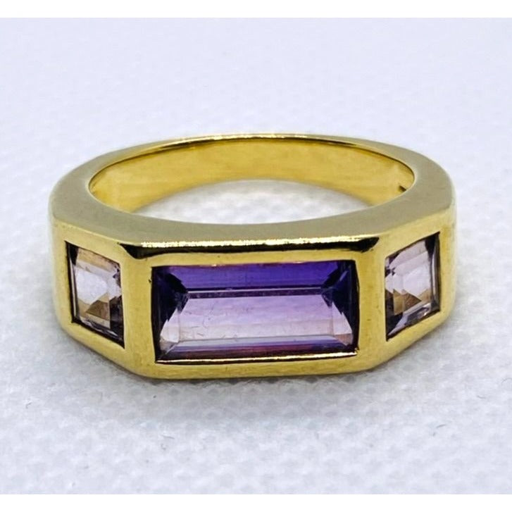 Tiffany & Co Paloma Picasso 18K Amethyst Ring Size 7